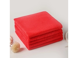 Panos de Limpeza MDUG de microfibra, altamente absorventes, (5 tiras vermelhas)