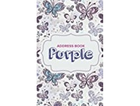 Livro Address Book Purple De Journals R Us (inglês)