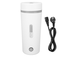 Chaleira Elétrica Portátil 350ml Aço Inoxidável Viajem Carro Café Chá 220v Eu Plug | S/MARCA