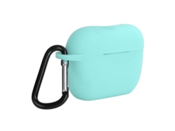 Aetheria capa Protetora de Silicone para Carregamento do Fone de Ouvido Bluetooth Ios Earbuds Pro/iii Verde Menta
