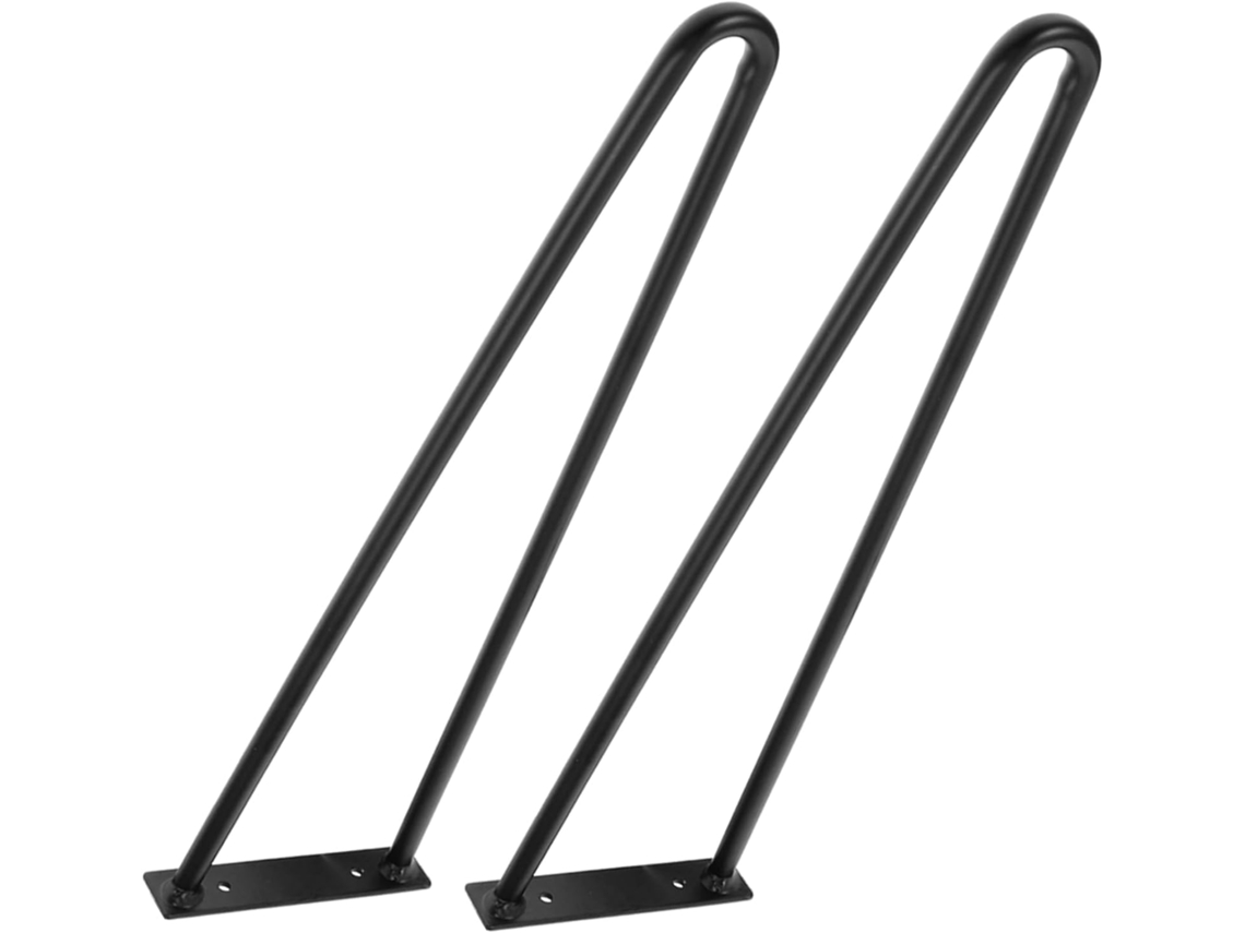Operitacx 2 Peças Pés De Metal Para Móveis, Resistentes, Em Formato De U, Para Sofá, Cômoda, Com Design Elegante Na Cor
