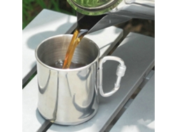 Caneca de Aço Inox 500ml com Gancho para Camping