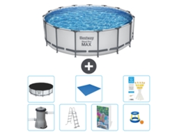 Bestway Piscina Bestway Steel Pro Max Redonda - 488x122 Cm - 8-peças S568