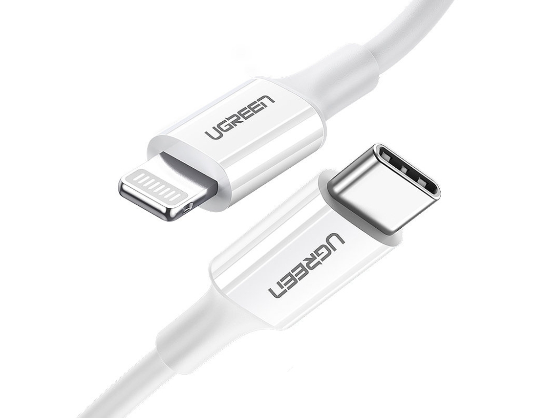 Cabo Usb-c To Lightning Pd Fast Charging Mfi Ugreen Branco