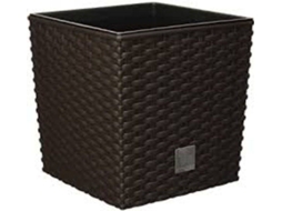 Vaso PROSPERPLAST Rato Low (Castanho - 40x40x40.8 cm)