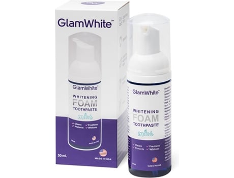 Pasta de Dentes GLAMWHITE Branqueadora em Espuma