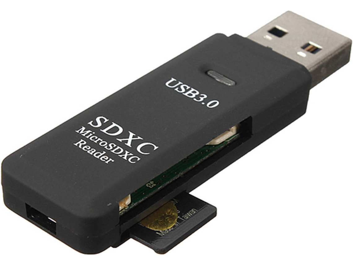 Leitor de Cartões  SDXC Preto