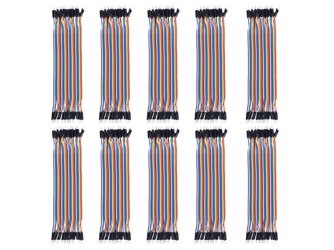 Fio de Ponte Plástico Macho para Macho 2.54mm S/MARCA