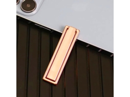 Suporte De Celular Dobrável Ultrafino Em Metal - Suporte De Mesa Universal Portátil