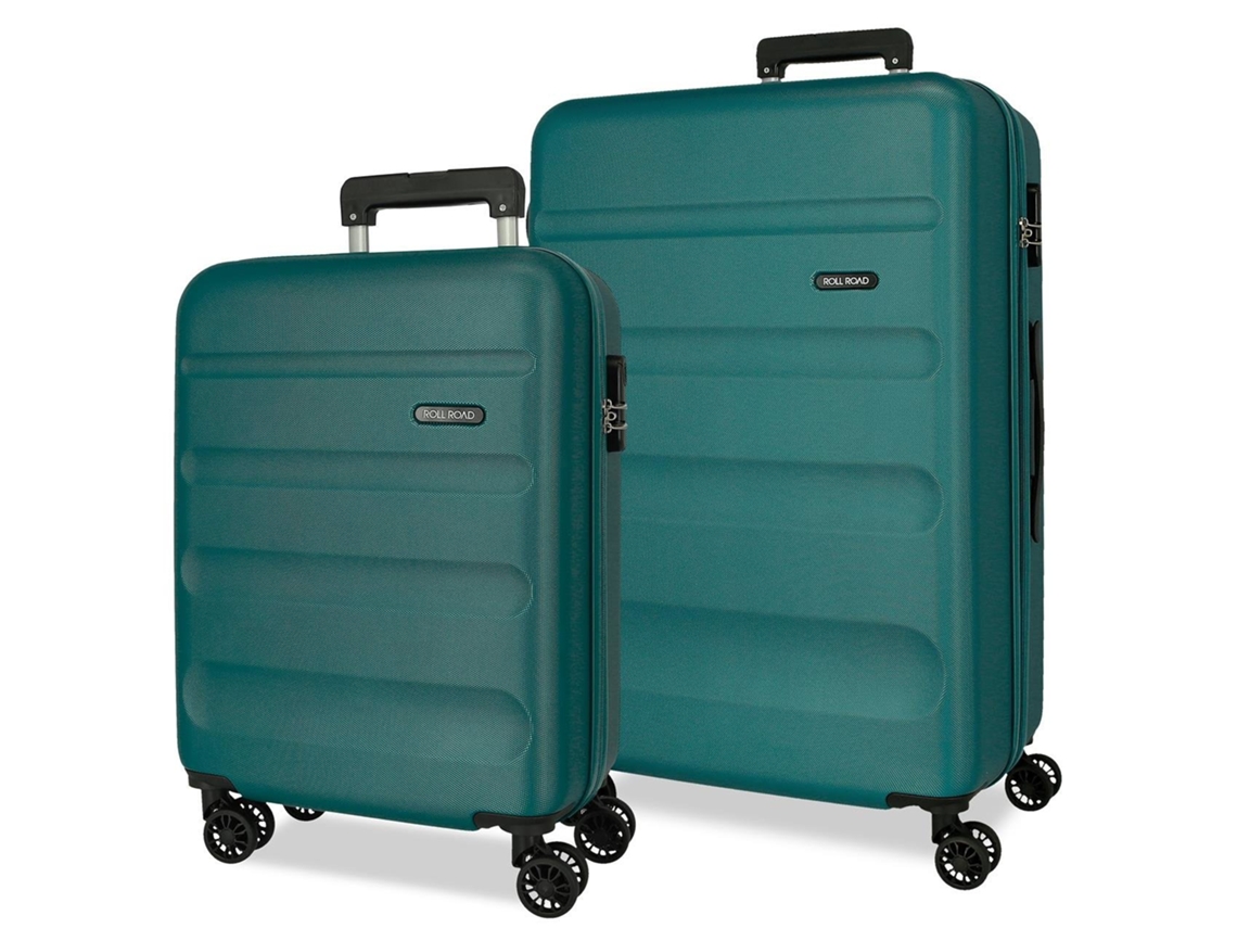 Conjunto De Malas Flex Abs Verde Roll Road