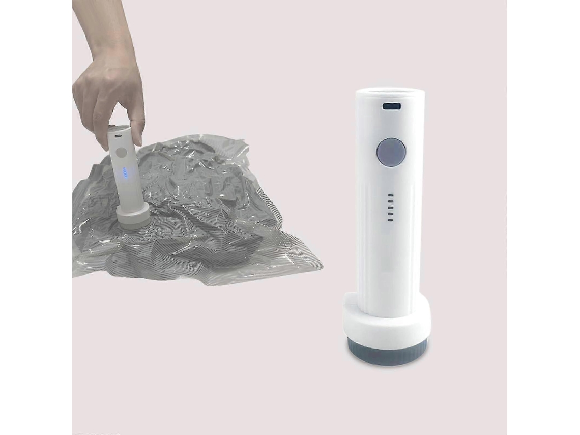 Bomba De Vácuo Elétrica Portátil Para Sacos Armazenamento, Sucção 60 Kpa, Bateria Recarregável Viagens.