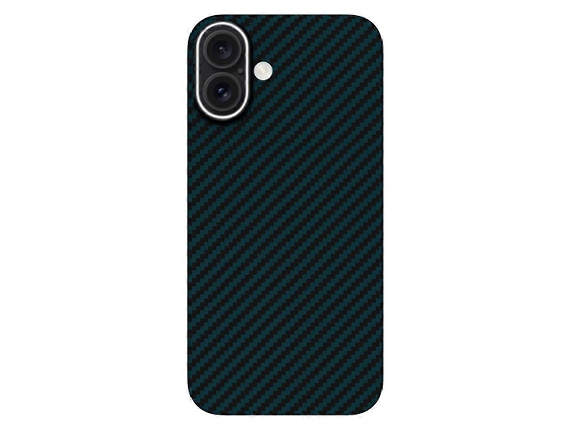 Capa De Fibra De Aramida Compatível Com Iphone 16. Suporta Carregamento Sem Fio