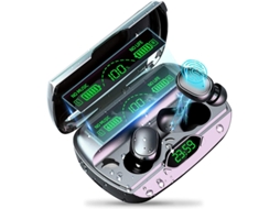 Auriculares In Ear YIZHOOD True Wireless Bluetooth com Cancelamento de ruído Preto