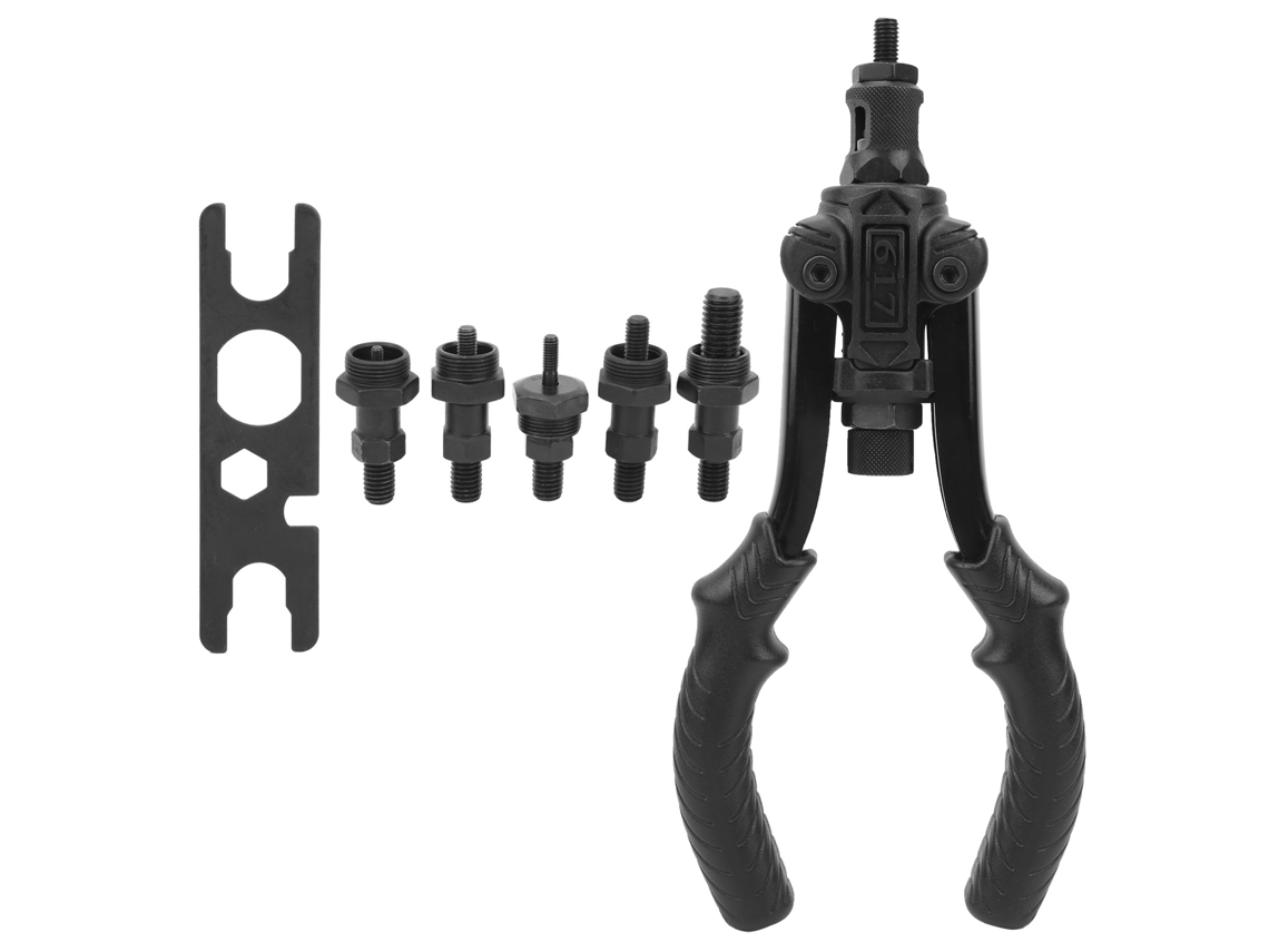 Pistola de Porca de Rebite Manual com Punhos M3 m10 Liga de Ferro Ergonômica