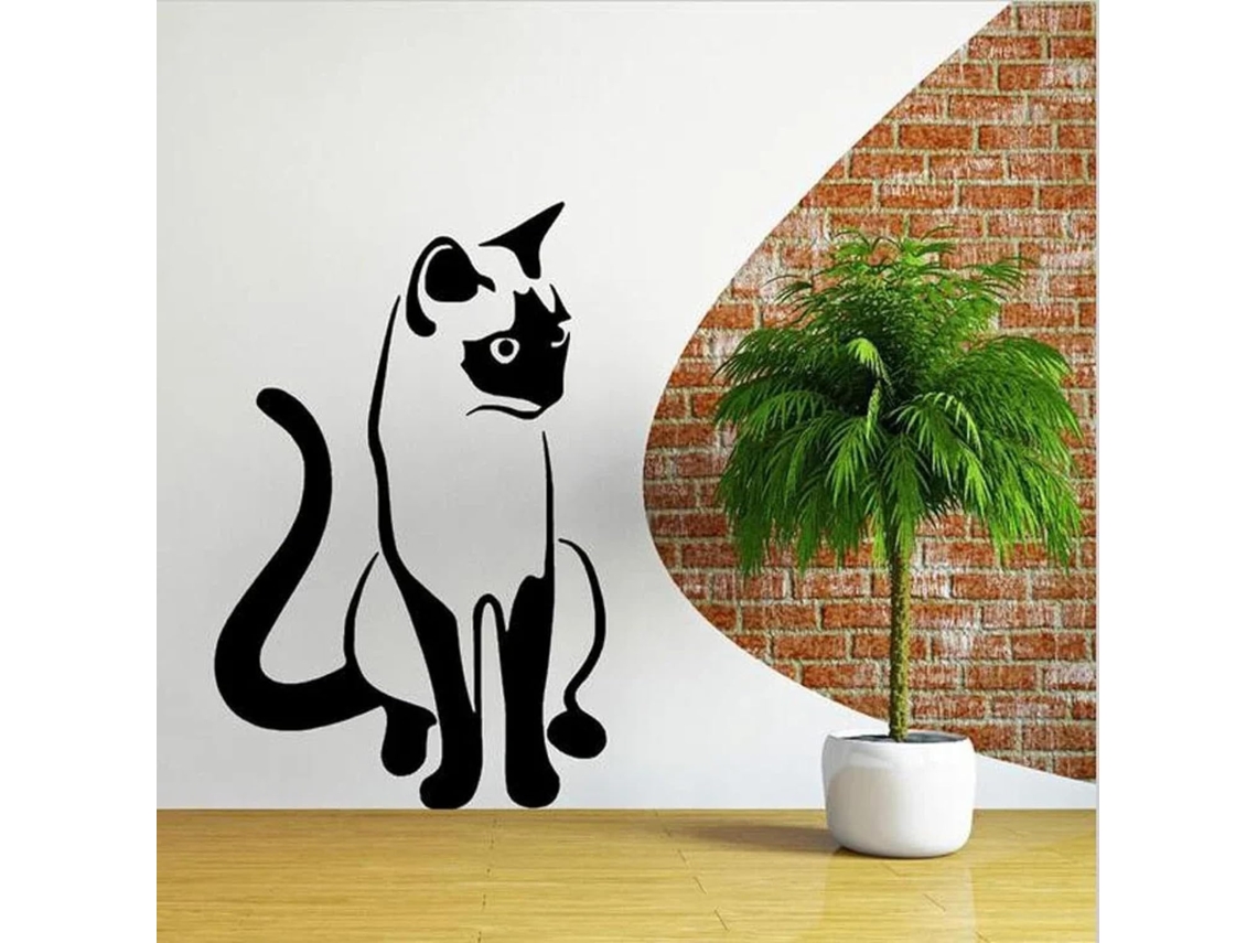 Decorações Murais Autoadesivos Criativos Bate-papo Animaux Chambre Arte Quarto De Crianças Mignon Adesivos De Vinil Muraux Salão Autocollants