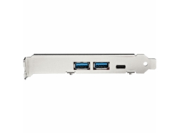 Startech.Com Placa Pcie Usb de 5 Portas Placa Pcie Usb 3.1 Gen 2 de 10 Gbps com 1X Usb-C e 2X Usb-A 1X Idc de 2 Portas Expansão de Header Usb de 5 Gbps Interno Placa Controladora Pci Express Usb C