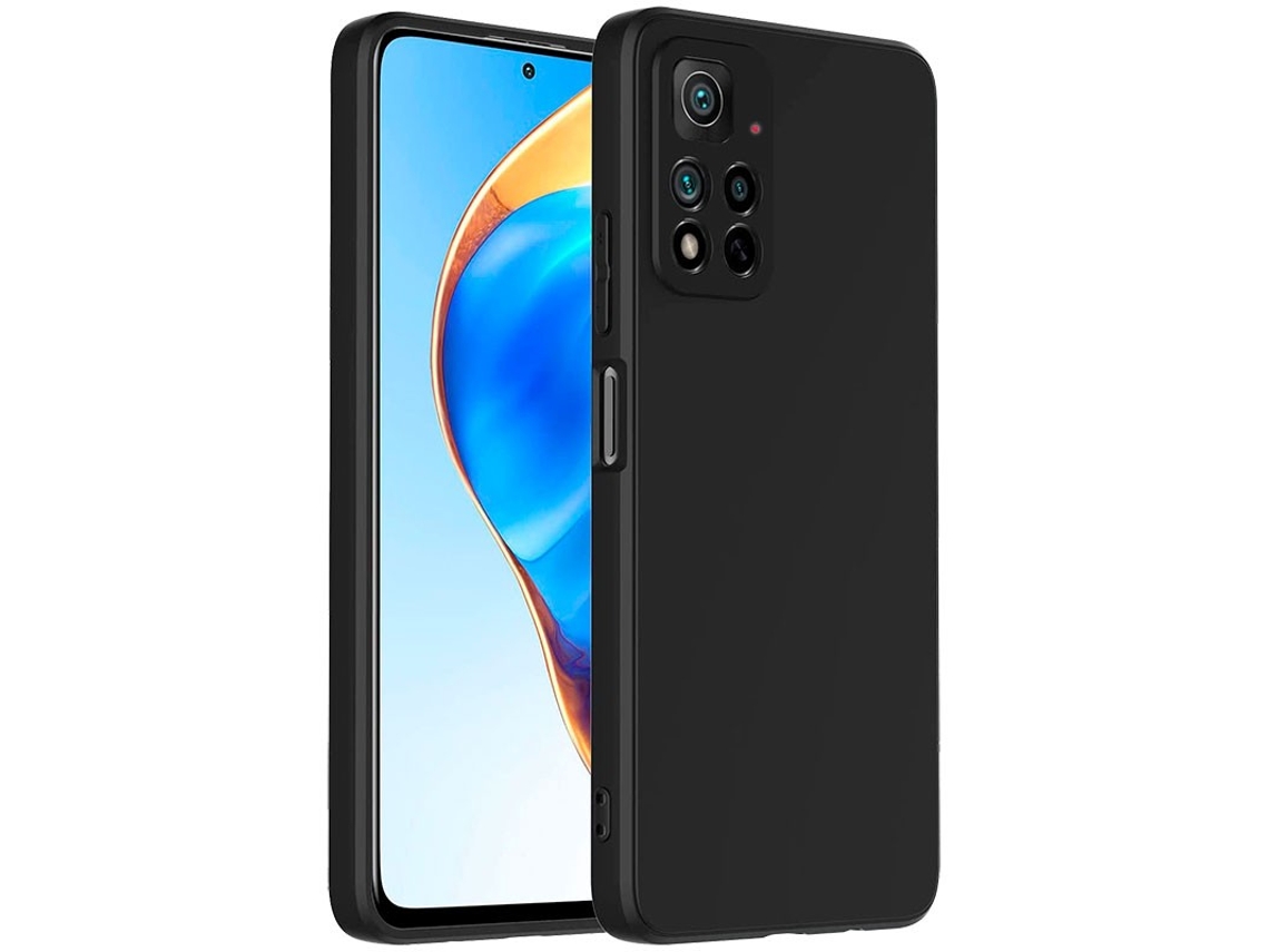 Capa Note Square Liquid para Xiaomi Oem OEM Premium Preto