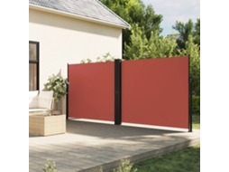 Toldo Exterior | Toldo Para Sol | Toldo Lateral Retrátil 160x1200 Cm Terracotta Wsd238233 LOVELY HOME