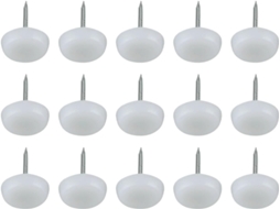 Conjunto De 100 Protetores Pés Móveis Plástico 14 Mm,