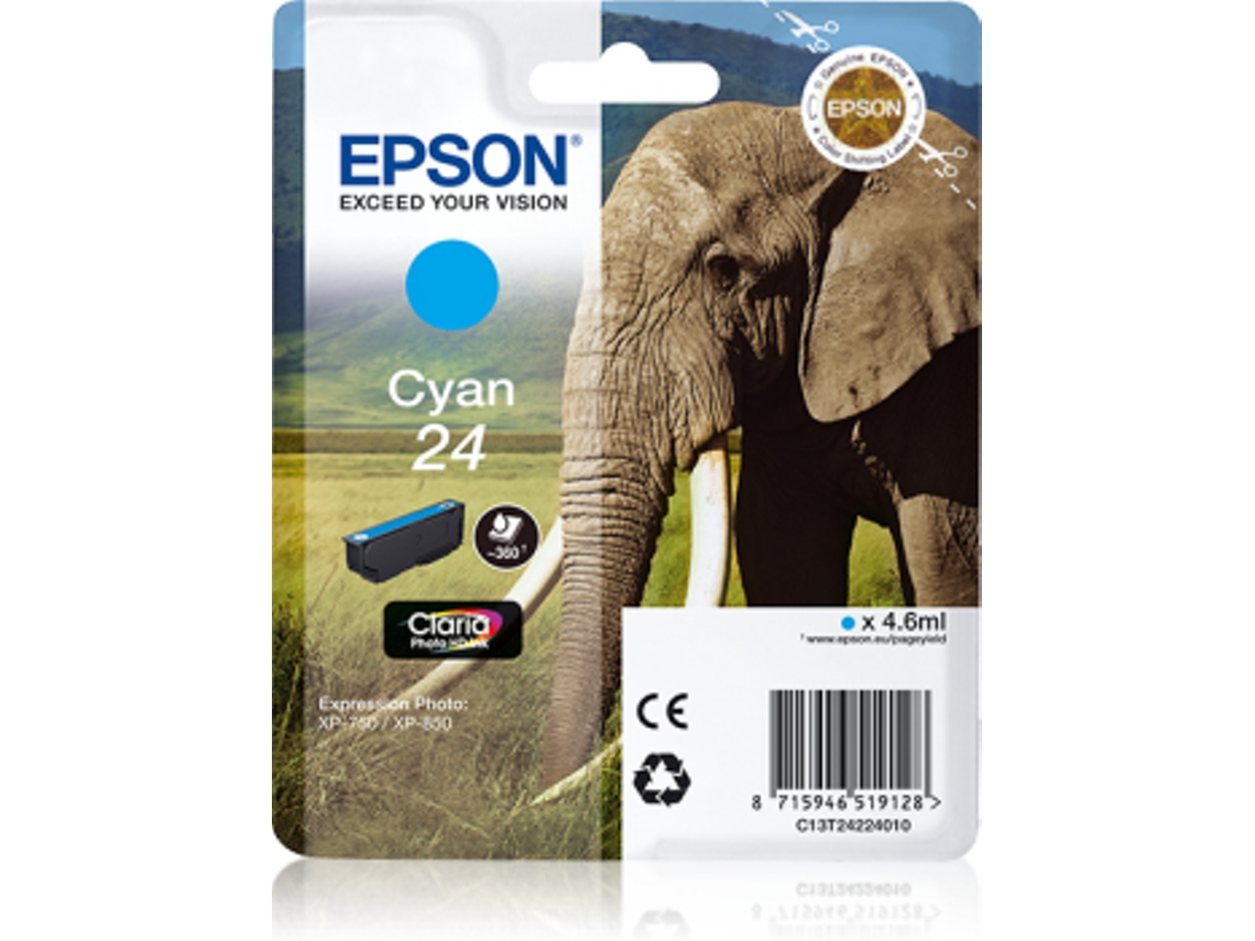 Tinteiro EPSON 24 Azul (C13T24224022)