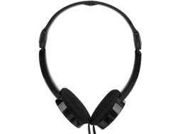 Fones De Ouvido Dobráveis Com Fio Para Crianças, Com Microfone, Conector De 3, 5mm, Cabo Leve Em Abs, Nas Cores Preto