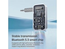 Adaptador Transmissor/receptor Bluetooth 53 Para Áudio Sem Fio