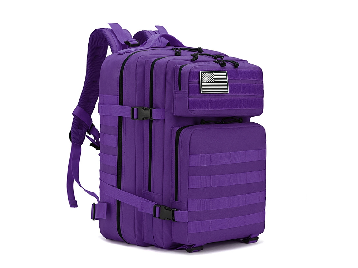 Mochila Militar Tática, 45l, Adequada Para Caminhadas, Caminhada, Dobrável, Impermeável, De Sobrevivência, Ideal Para Crianças, Educativo, D