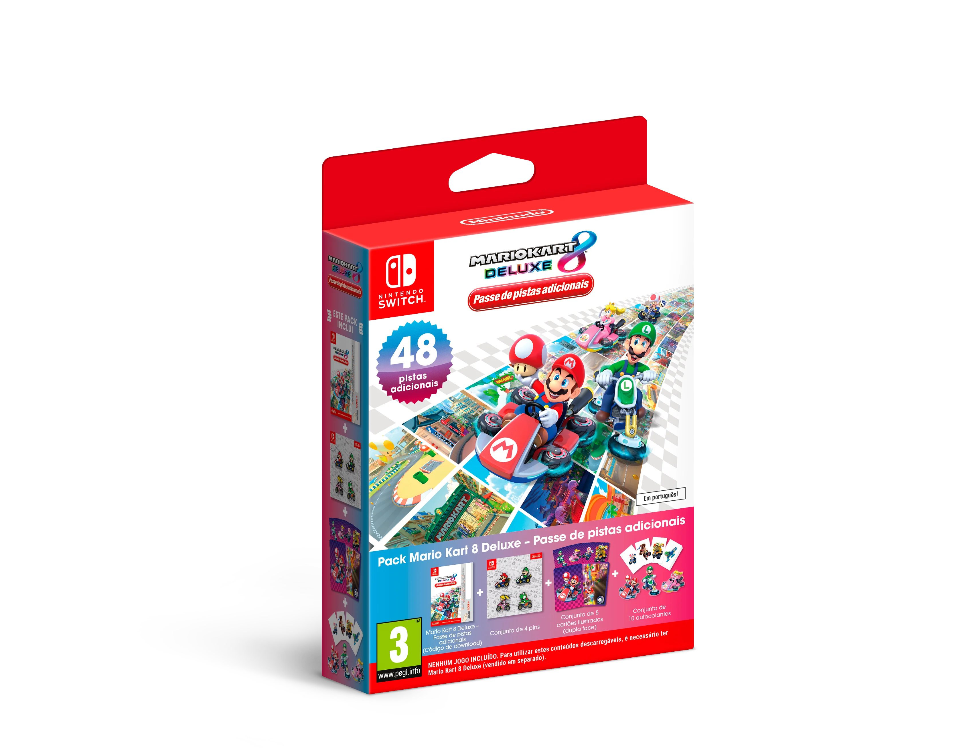 Cartão de Conteúdos Adicionais Nintendo Switch Mario Kart 8 Deluxe - Booster Course Pass (Outlet Caixa Aberta)
