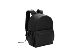 Mochila Casual Unissex Para Uso Diário E Viagens, Resistente À Água, Com Grande Capacidade E Compartimento Para Laptop, Na Cor Preta.