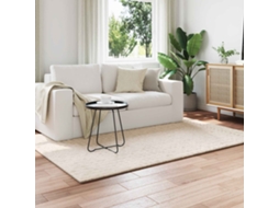 Vidaxl Tapetes De Área Retangular Sirolo Bege 170 X 120 Cm Poliéster