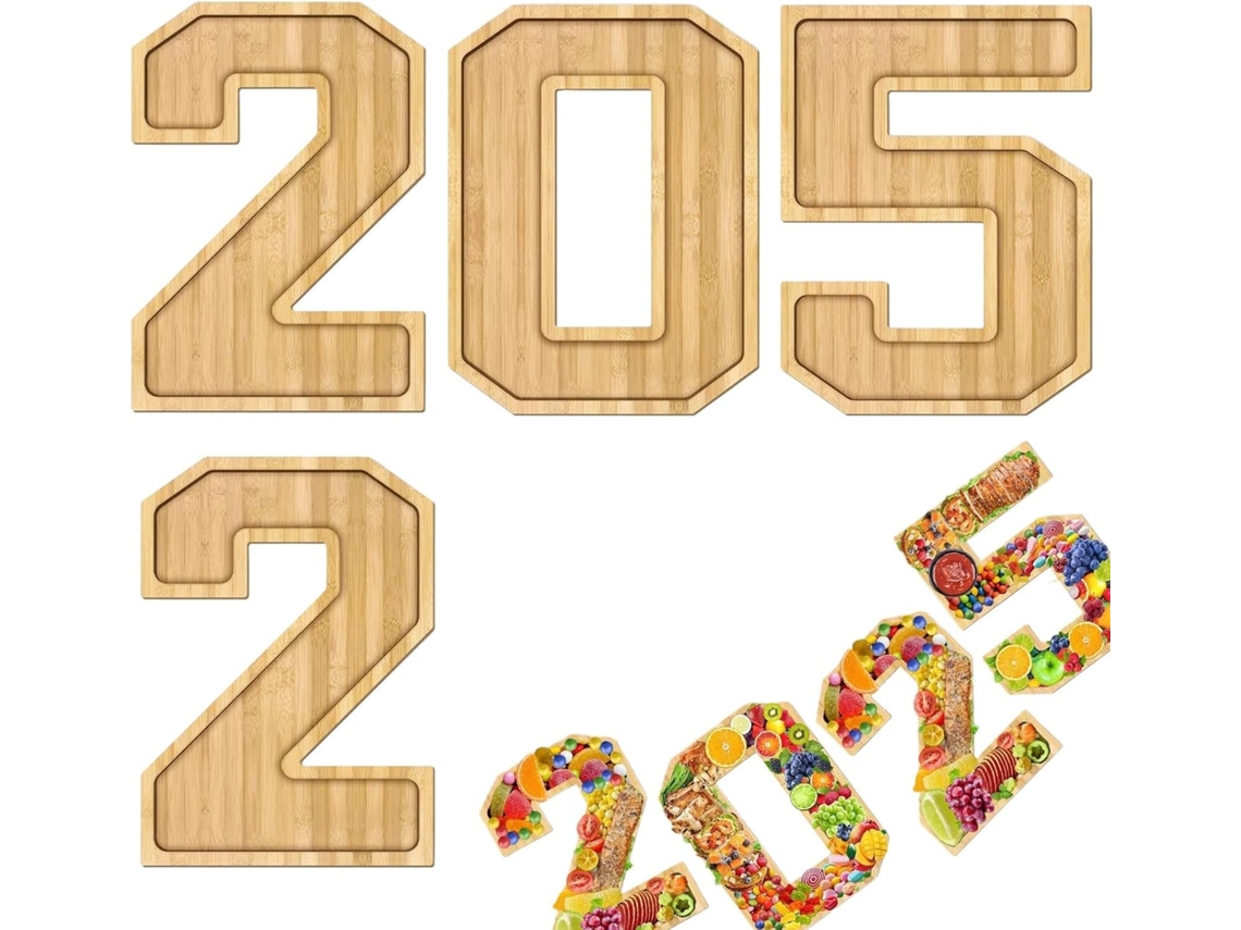 Conjunto Para Formatura 2025, Decorações De Formatura 2025 Bandeja De Madeira Para Alimentos, Deco Gokoco