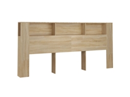 Cabeceira/Guarda-Roupa Carvalho Sonoma MAISON EXCLUSIVE 220x18,5x104,5 cm