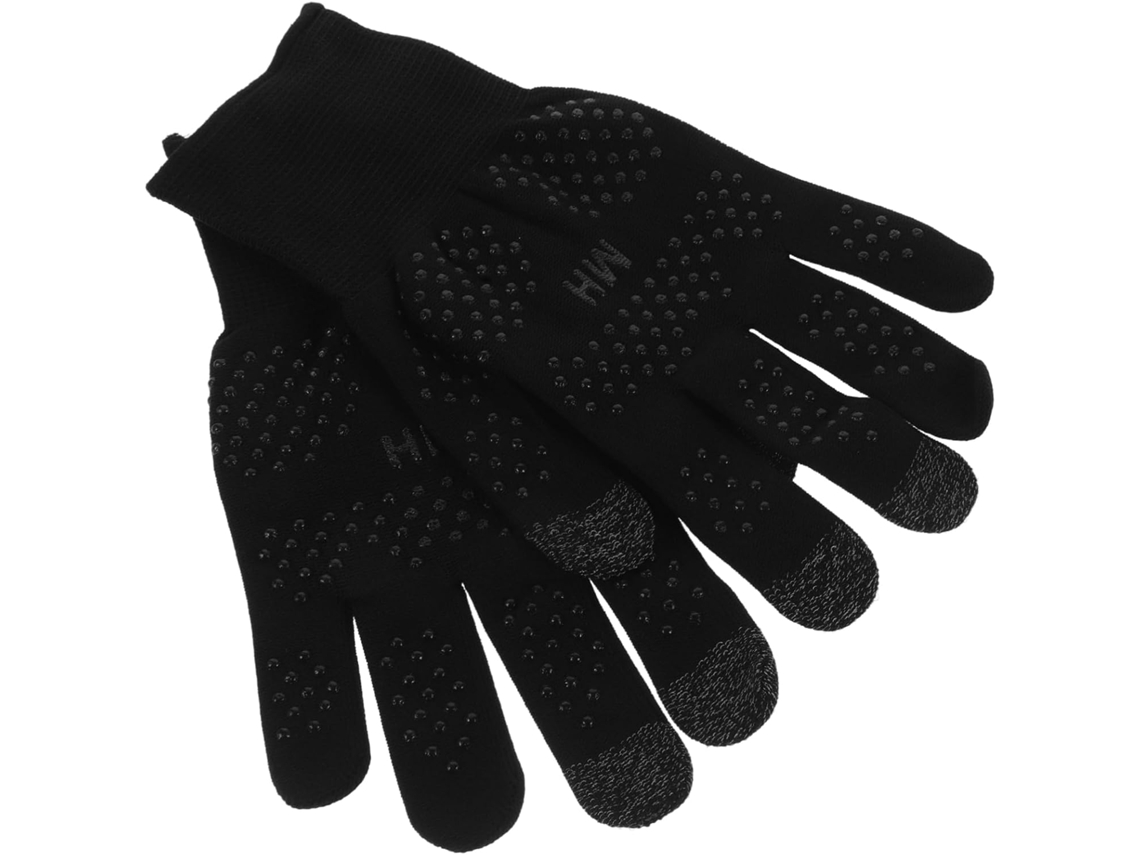 Luvas De Ciclismo Antiderrapantes Nuobesty Em Nylon, Pretas, 1 Unidade