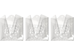 Vaso de Parede Genérico, Respirável, Leve, Decoração para Casa Kit de 3 Vasos para Orquídeas para Quintal, Pátio, CHABERLU