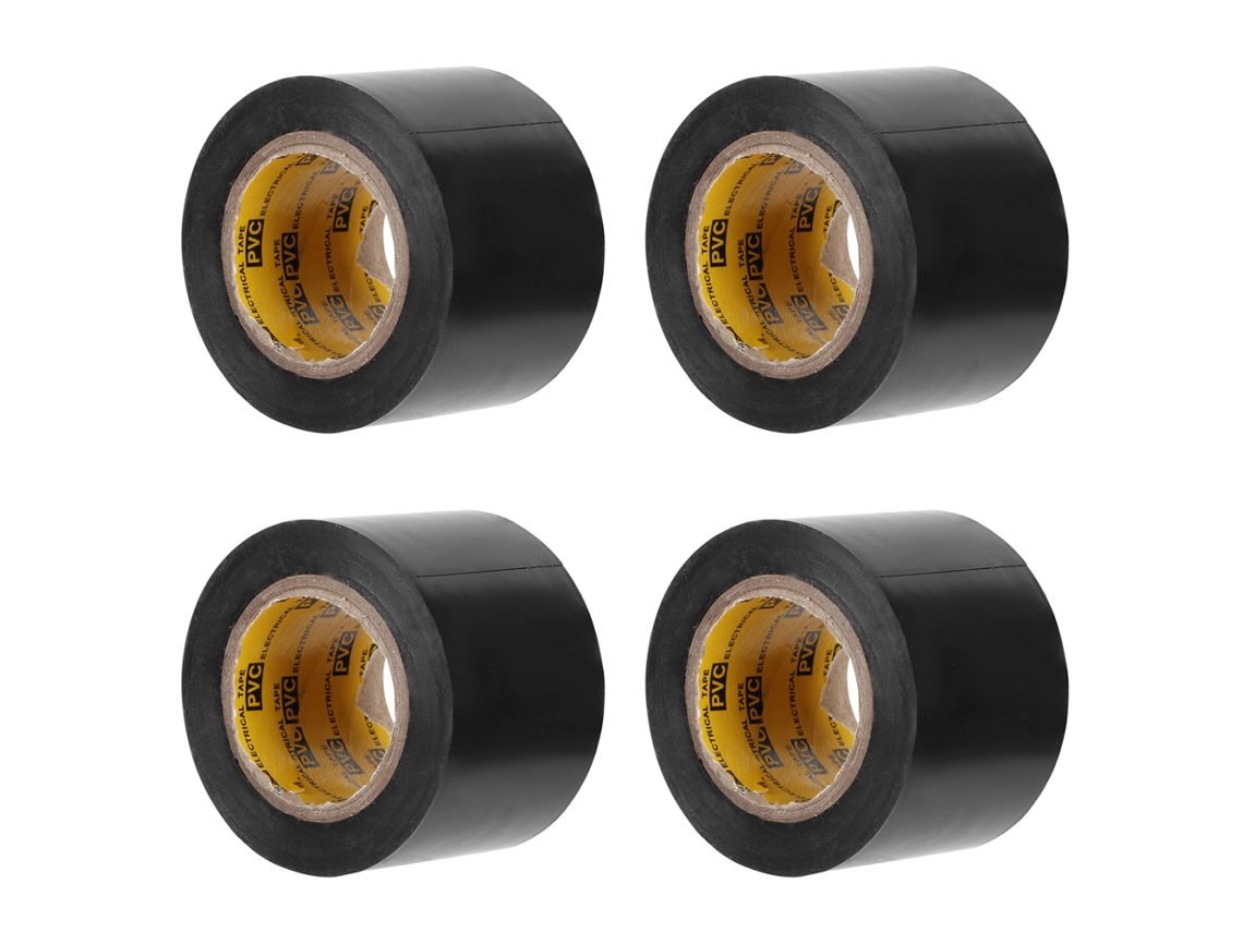 Fita Isolante Elétrica Pvc Impermeável LAXISCREED 4pcs