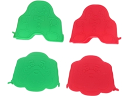 Gleavi Conjunto De 4-protetores Térmicos Silicone Para Churrasqueira, Forno E Fogão