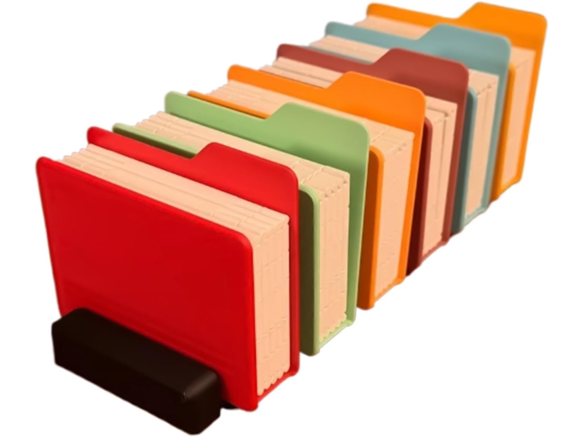 Organizador De Mesa Portátil Em Formato De Mini Livro/álbum |