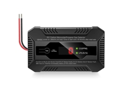 Lurelia Detector Multigás 2 Em 1 Co/lel/gás Natural, Com Visor Lcd, Alarme Sonoro E Visual, Preto