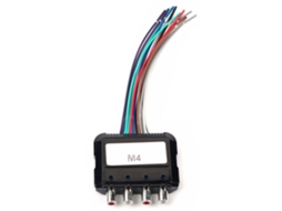 Conversor De Áudio 4 Canais Para Subwoofer Automotivo, Com Ajuste De Graves E Agudos, E Cabo De Controle Para Amplificador Potência