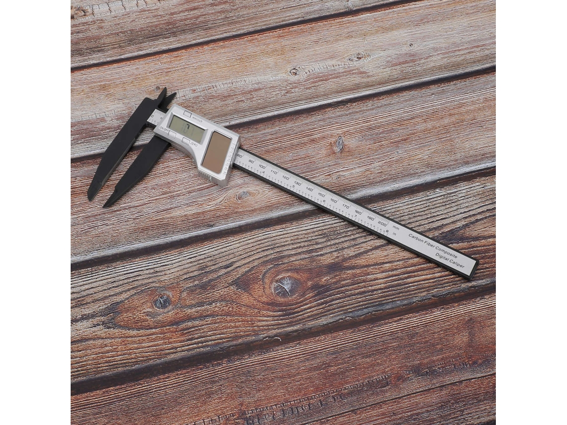 Calibrador Digital Laxiscreed 200mm Com Energia Solar E Mandíbula De 75mm Para Medições Precisas