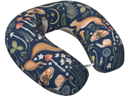 Travesseiro de Viagem Vosery Retro Forest Animal Suporte Conforto Avião | S/MARCA
