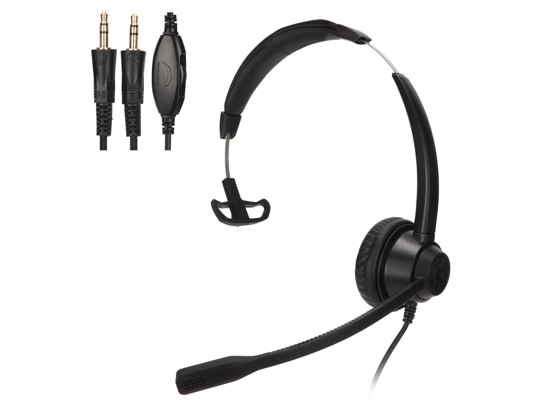 Fone de Ouvido Monaural LAXISCREED 3.5mm para Pc
