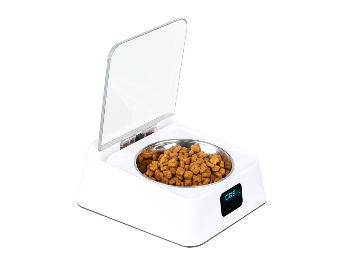 Comedouro Automáticos para Cão e Gato YDCY Branco (Aço Inoxidável)