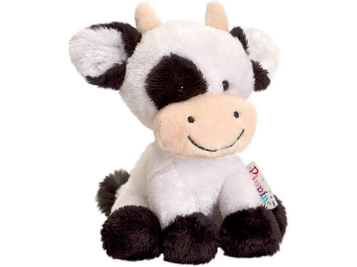 Pelúcia De Vaca, Tamanho 14cm, Macia E Sorridente