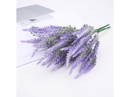 8 Buquês de Flores Artificiais de Lavanda, Flores Artificiais e Ind AQUAFORGE