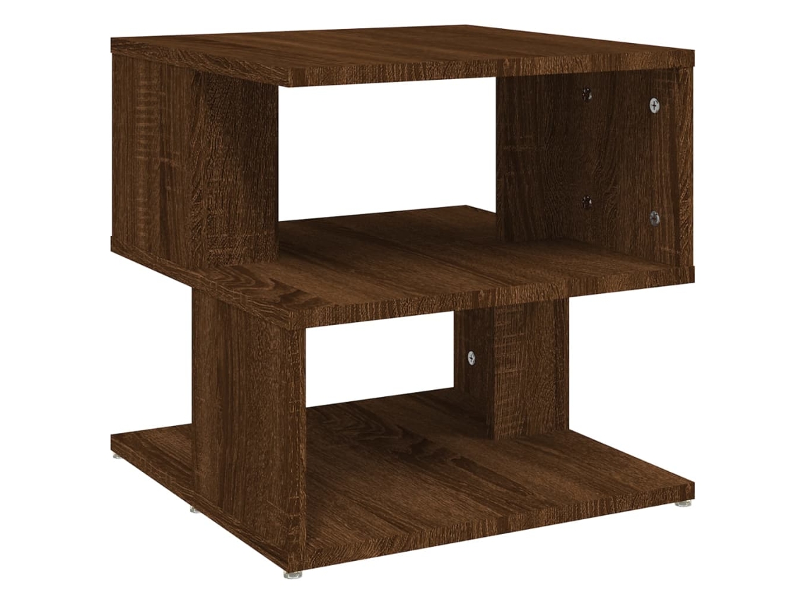 Mesa de Apoio Carvalho Castanho MAISON EXCLUSIVE Derivados Madeira 40x40x40 cm