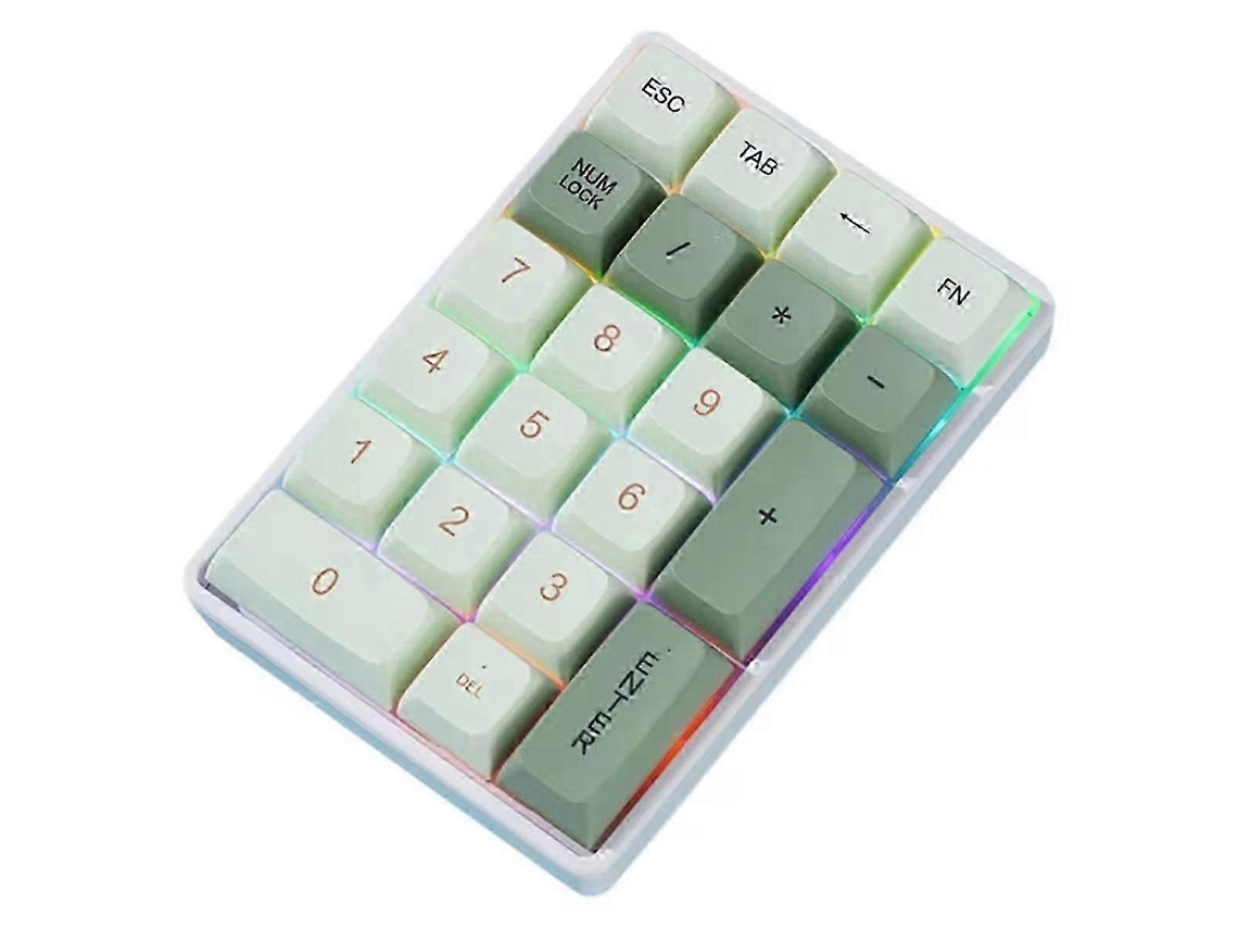 Mini Teclado Numérico Sem Fio 2.4g De 21 Teclas, Teclado Mecânico Para Contabilidade, Jogos, Programação, Teclado B Ly Ebike