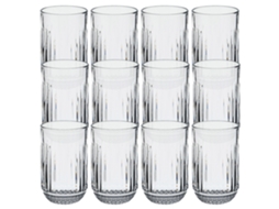 Conjunto 12 Copos Vidro Transparente San Ignacio 380ml