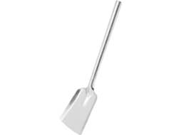 Topbathy Pá de Cinzas Besportble para Lareira, Fogueira e Churrasco, Utensílio Doméstico com Cabo Longo