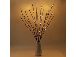Radiant Willow 2 Bastões Dobráveis Com Leds À Prova Dágua, Um Complemento Versátil Para A Decoração Da Sua Casa Ou Área Externa, Perfeito Para Festi